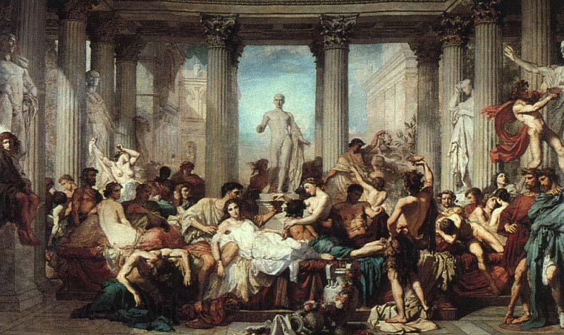 Thomas Couture Romans in the Decadence of the Empire Spain oil painting art